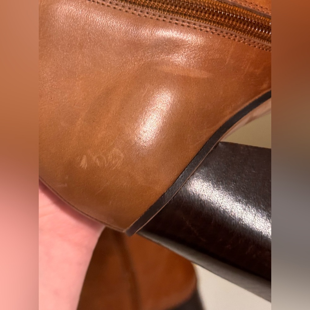 ALOHAS Tan Leather Heeled Boots - Picture 7 of 7